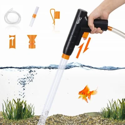 hygger Aquarium Siphon Gravel Vacuum Fish Tank Cleaner kit Water Changer