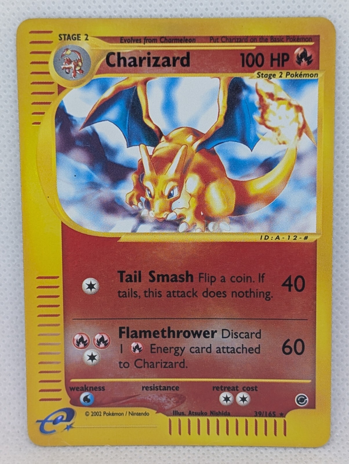 Charizard 039/165 Expedition Base Set Reverse Holo Rare Pokemon TCG Nintendo LP