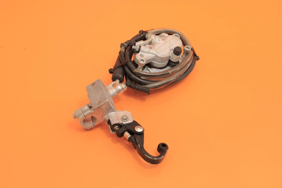 Soporte de pinza de freno delantero 2013 12-16 KX450F KX 450F cilindro maestro manguera palanca Foto 4 de 4