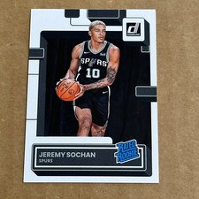2022-23 Donruss Jeremy Sochan #209 Rated Rookie Spurs 