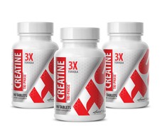 Tri-Phase Creatine 5000mg 3 Bottles 270 Tablets 