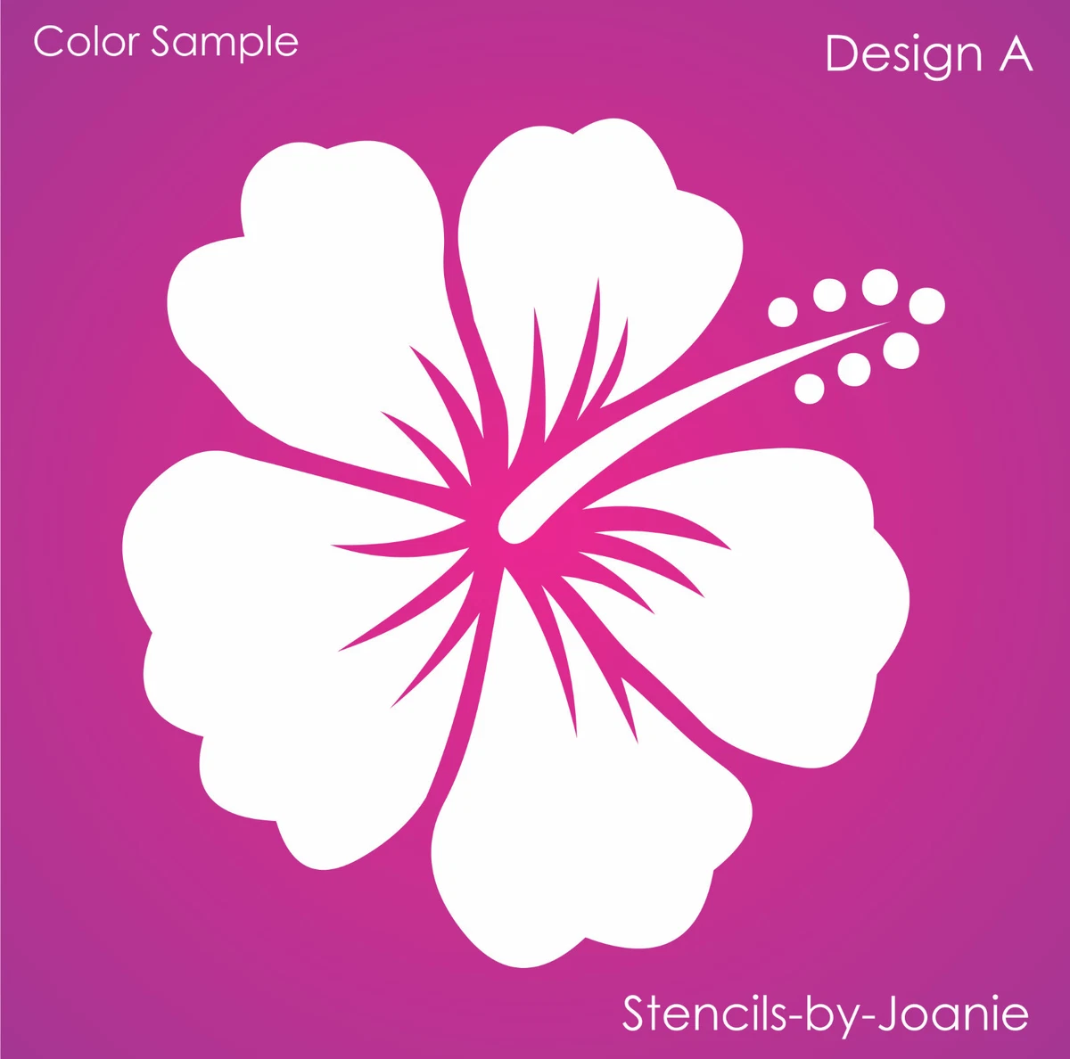 Printable Hibiscus Stencil Printable Hibiscus Stencil