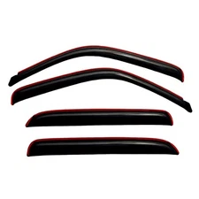 AVS Front & Rear In-Channel Smoke Window Ventvisors for Silverado Sierra 1500