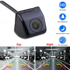 170º Car Auto Rear View Reverse Parking Camera Waterproof Night Vision HD BLACK