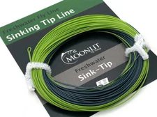 Moonlit Floating Line Medium Sink Tip S3 Fly Line Dark Grey/Olive 2.5-4.0 ips