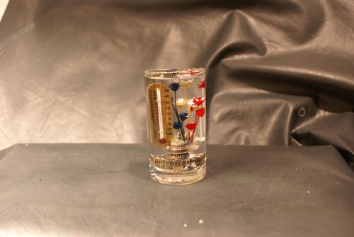 Vintage Lucite U S Capital Thermometer Souvenir - Picture 2 of 3