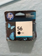 HP 56 Black Ink Cartridge C6656AN140 Brand New Sealed Box Expired July 2016
