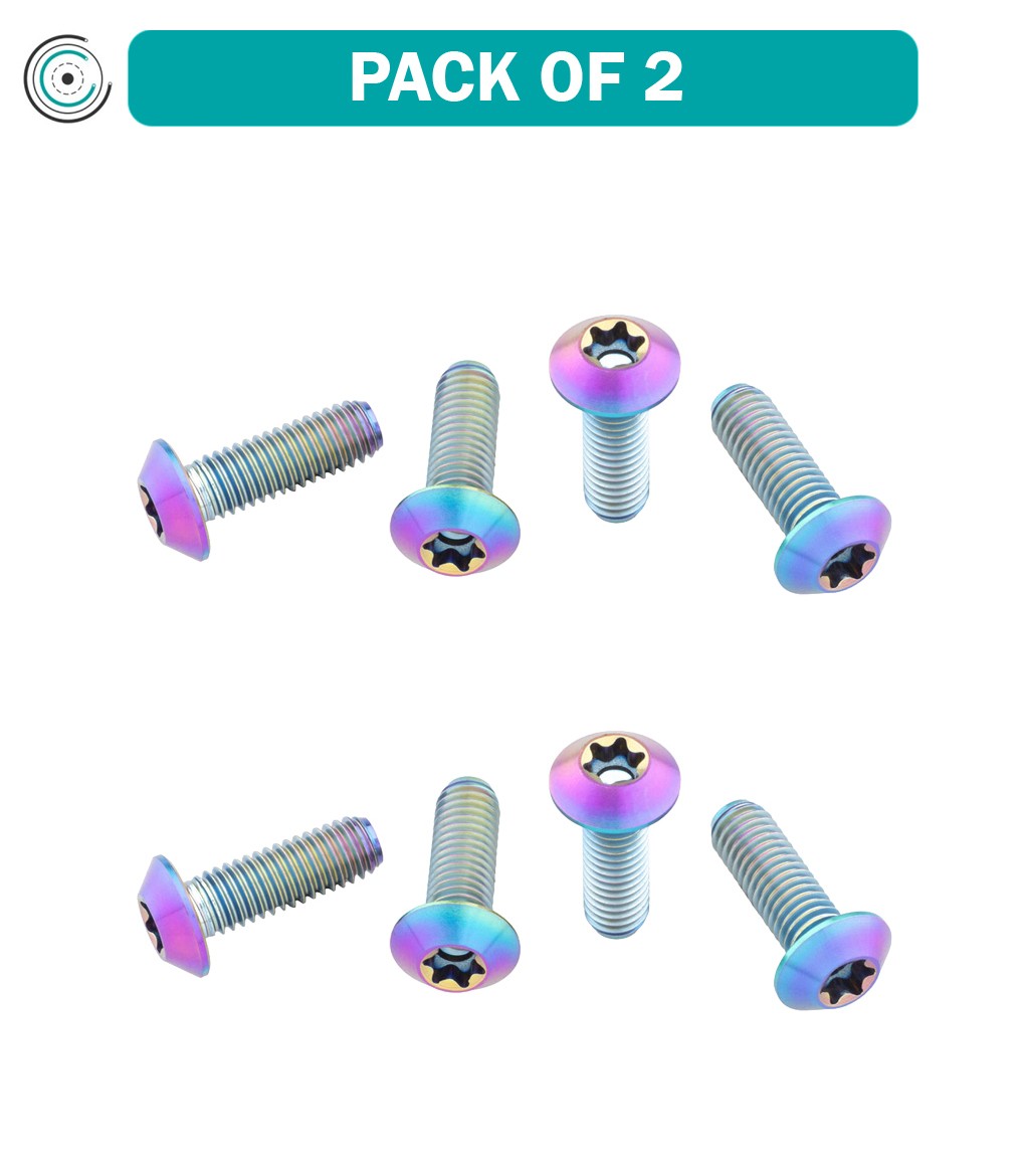 2 Штуки титановых болтов для крепления бутылки с водой из волчьего зуба низкий профиль Масляное пятно на головке 6790₽