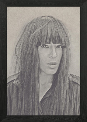 Loreen gerahmtes Wandbild Poster Leinwanddruck Bild