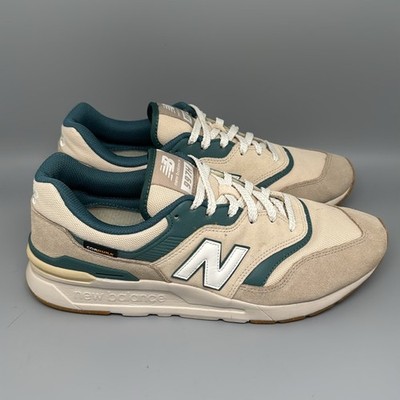 New Balance 997H Beige Green Running Shoes CM997HGS Men's Size 10D