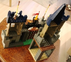 Large Knights Castle 4864 with extra figures from Lego Duplo