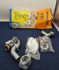 SnappyTrap DK-110 1-1/2 in. All-in-One Drain for Double Bowl Kitchen Sinks