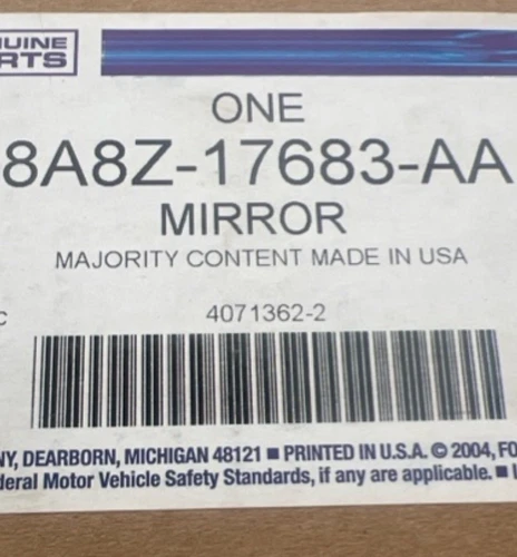 Power Mirror Manual Folding Left Fits 2009-2012 Ford Flex FO1320358 8A8Z17683AA