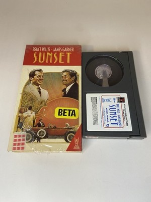 Sunset Betamax Movie 1988 Bruce Willis James Garner 