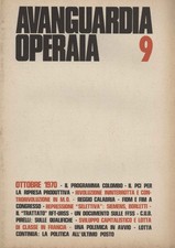 Avanguardia Operaia (n. 9 ottobre 1970) - AA.VV. (Sapere edizioni) [1970]