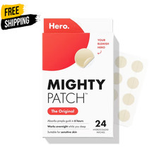 Hero Cosmetics Mighty Patch Original Hydrocolloid Acne Patch, 24 Count