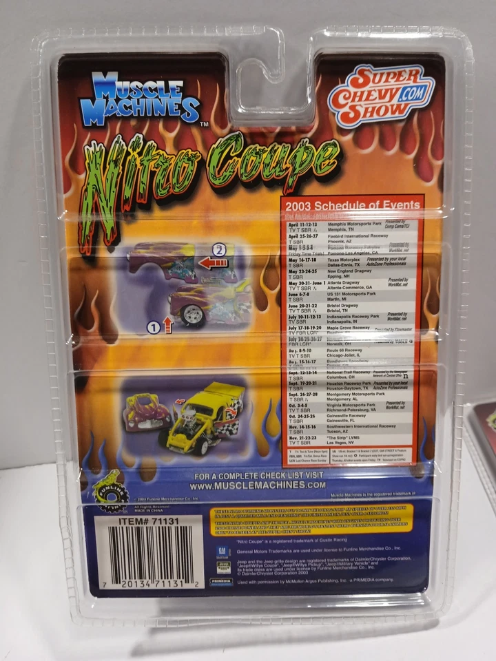Muscle Machines '33 JEEP WILLYS Stinger Nitro Coupe 1:64 - Bruce Boland - Image 2 of 2