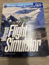 Vintage Microsoft Flight Simulator 3.2 W/ Vintage Joystick Controller