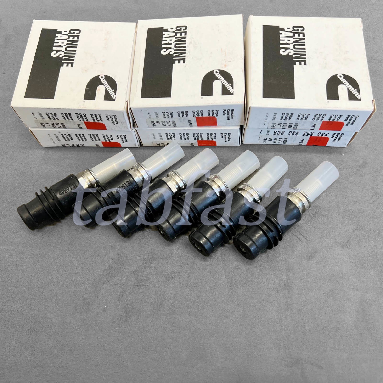 For Cummins 5473010 Series CNG Engines 6pcs 4955850 Spark Plug Kit