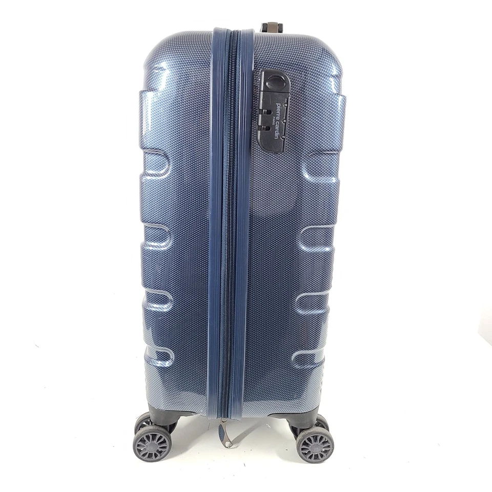 Pierre Cardin 21" Hard Shell Carry On Spinner Luggage Lightweight Locking Blue - Image 2 of 4