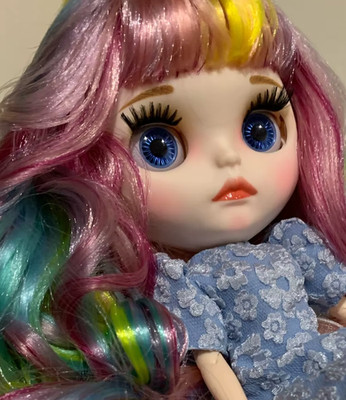 Neu Mode Neo Blythe Puppe nackt individuell mattes Gesicht Perücke volle Größe BJD Toys Geschenke