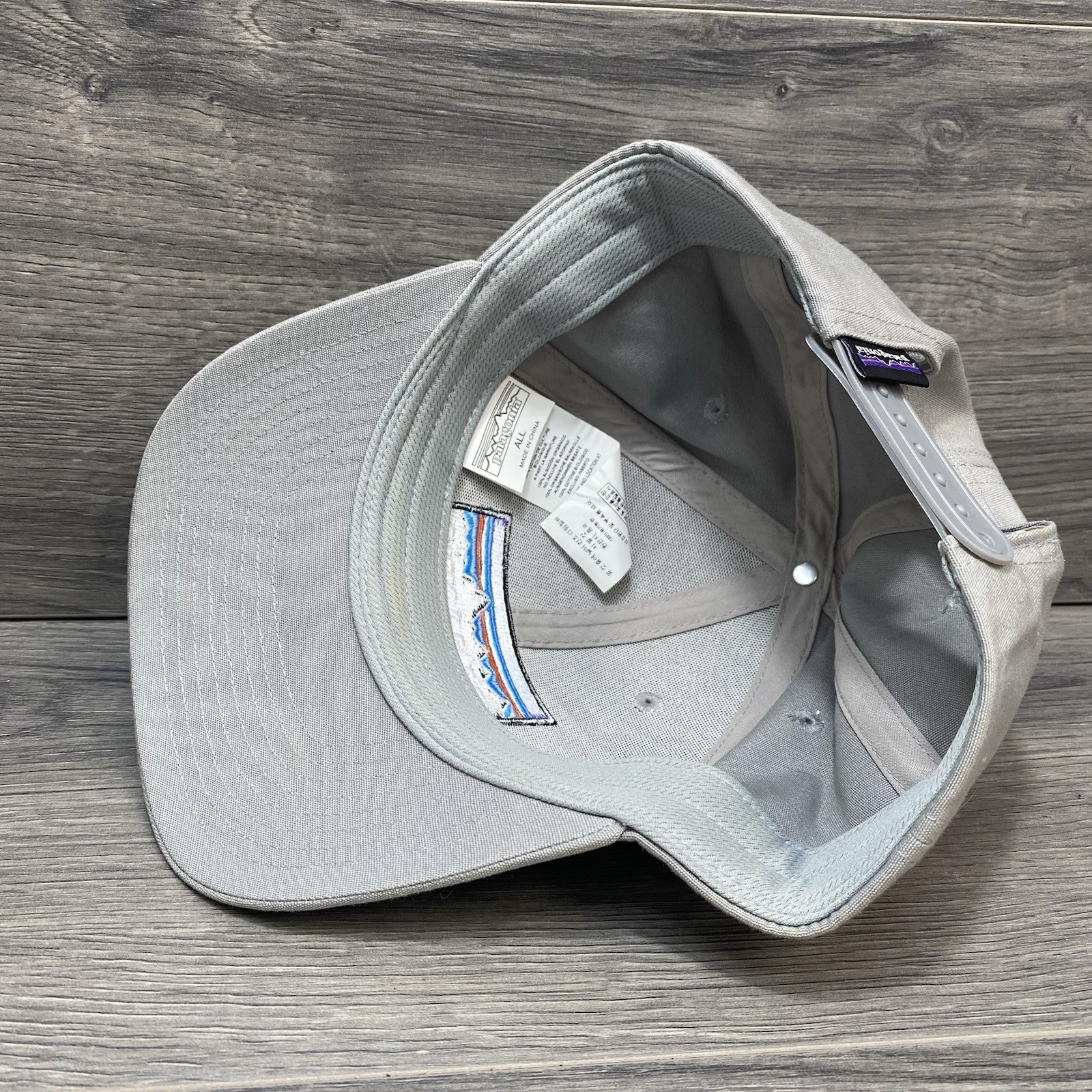 Patagonia Hat Adjustable Gray Patch Embroidered S… - image 7