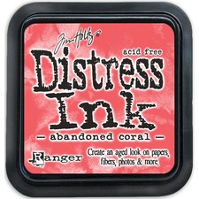 Tim Holtz Distress Ink Pad-Abandoned Coral