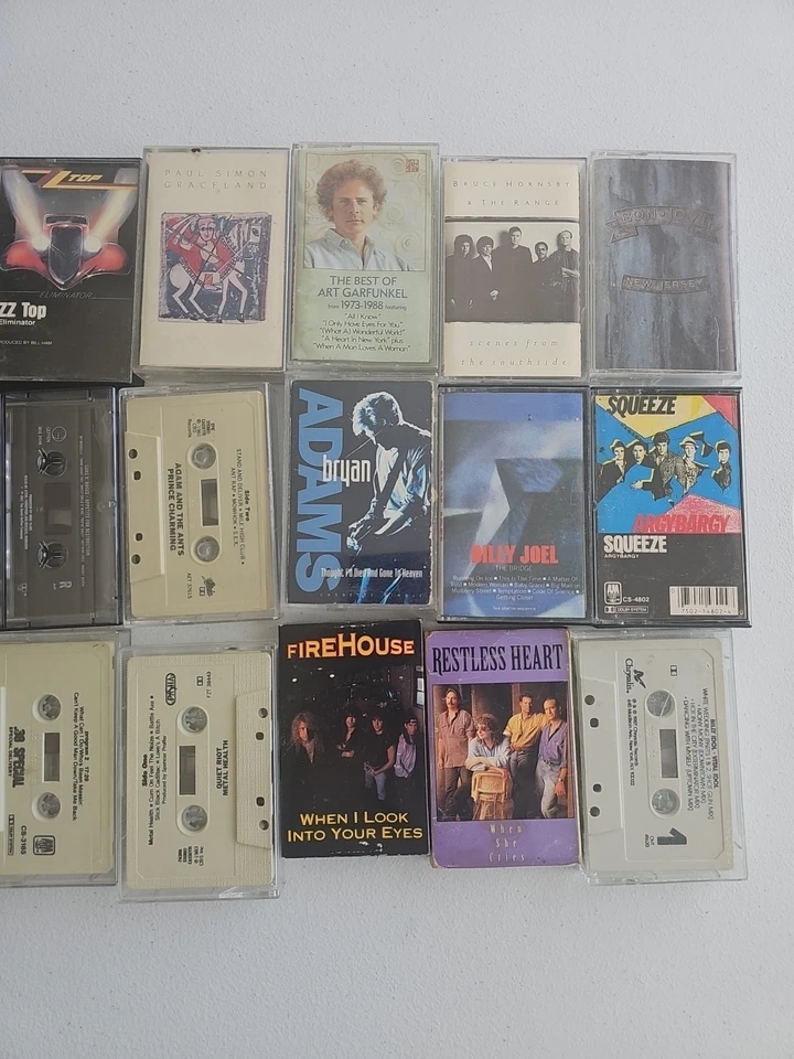 80s Rock Cassette Tape Lot 36 | GnR Idol Police Def Leppard Journey Hall Oates - Image 2 of 4