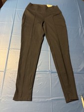 Nine West Womens Blue High Rise Elastic Waist Pull-On Ankle Legging Size Small