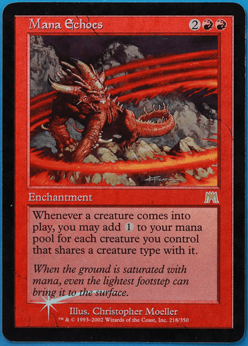 Mana Echoes FOIL Onslaught PLD Red Rare MAGIC MTG CARD (ID# 505605) ABUGames - Picture 1 of 2