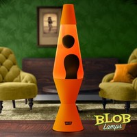 Blob Lamps® Lava Lamp VINTAGE - Orange