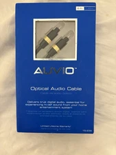 AUVIO 6-Foot Optical Audio Toslink Cable High Def 15-239 NEW