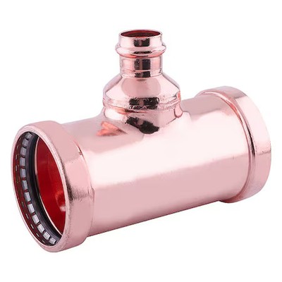 Zoro Select 816Yz4 Tee, Copper, Press-Fit21/2'', 21/2'', 1/2'',  816Yz4
