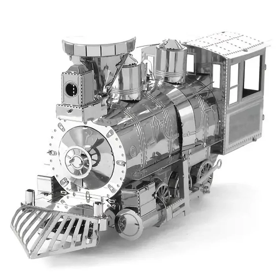 Locomotora rompecabezas de metal 3D hágalo usted mismo montaje educativo modelo juguete adorno regalo Foto 2 de 4