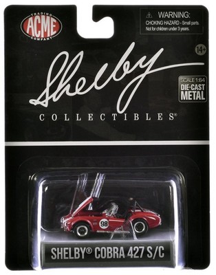 SHELBY COLLECTIBLES 1965 SHELBY COBRA 427 SC 50TH ANNIVERSARY PREMIUM 1:64
