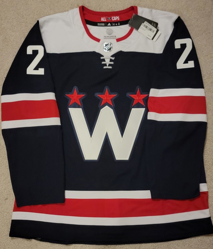 NWT Washington Capitals Adidas Alternate 3rd Jersey Vincent Iorio Size 56