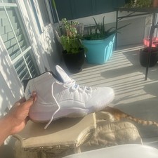 Jordan Air Jordan 11 Legend Blue White High Top Lace Up Retro Basketball Sneaker