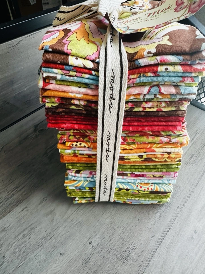 "Chez Moi" Charm Pack Of 35 by Sentimental Studios for Moda Fabrics. - Image 4 of 4