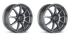 (2X) Enkei EDR9 Wheels [16x7 / 4x100/114.3 / ET:45 / CB:72.6] Silver