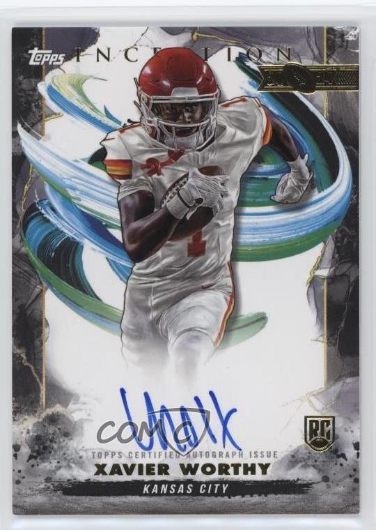 2024 Topps Inception Xavier Worthy #RA-XW Rookie Auto RC