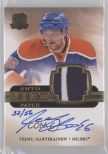 2011 Upper Deck The Cup Rookie Gold 32/56 Teemu Hartikainen #159 Patch Auto 1e15