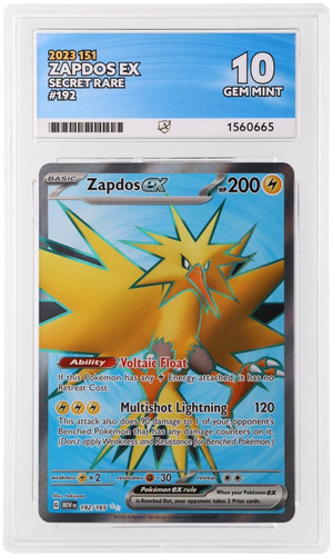 Zapdos ex graded ACE 10 for sale on eBay
