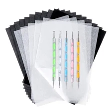 Tracing & Carbon Paper Set with Embossing Styluses for Crafts & Art Surfaces