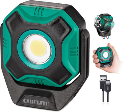 CARELITE Work Light, 700 Lumen Rechargeable Magnetic Light with 3 Modes & 360° P