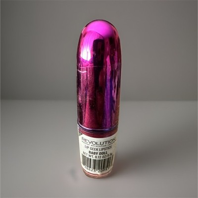 Revolution Lip Geek Lipstick - Baby Doll.  0.12 oz