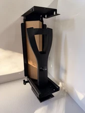 3M CS200MB Under-Desk CPU Holder Adjustable Mount Black Steel