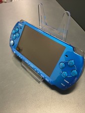 Sony PSP 3000 Vibrant Blue Handheld System 3003 Slim & Lite No Charger