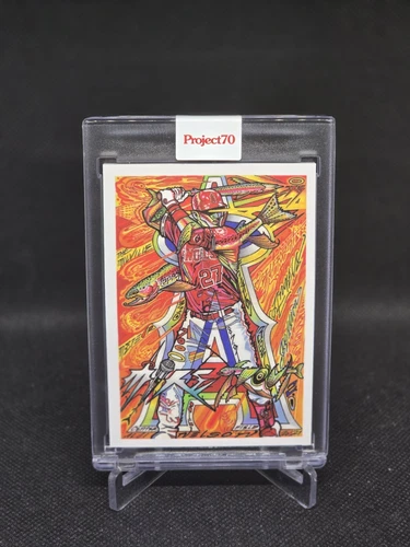 2021 Topps Project 70 - Mike Trout - #654 - JK5 Art - 1957 Topps - Trout