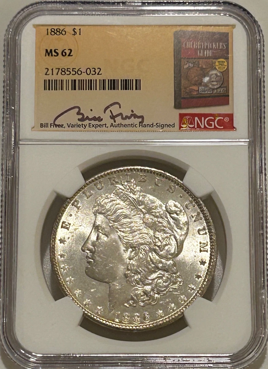 MS 62 Graded 1886 Year Morgan US Dollars (1878-1921) for sale | eBay