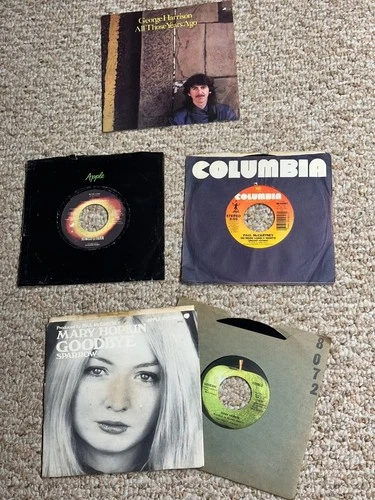 RARE COLLECTION vinyl Classic Rock Garage 45's ALL BEATLES RELATED